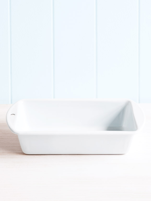 Enamel Loaf pan white Enamel Loaf pan white