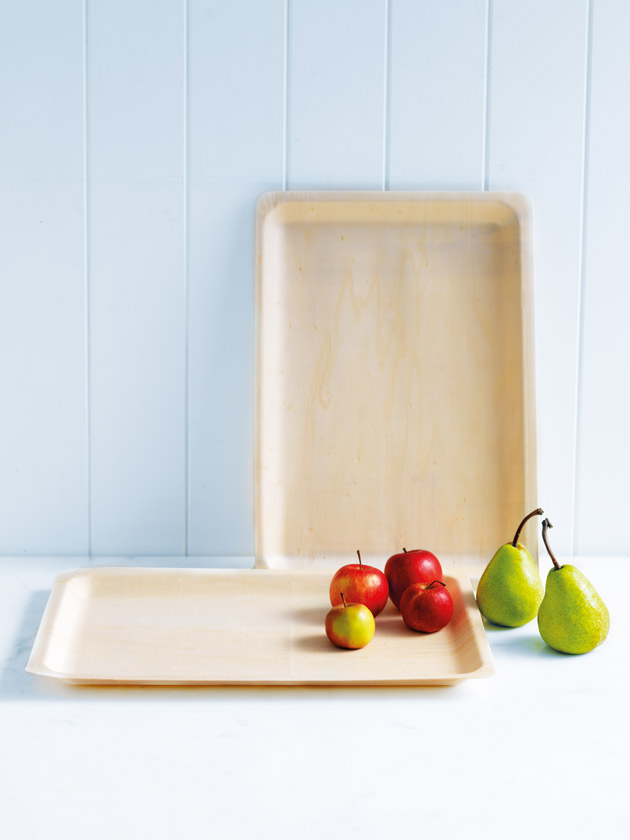 large wooden platters – set of 2 large wooden platters – set of 2