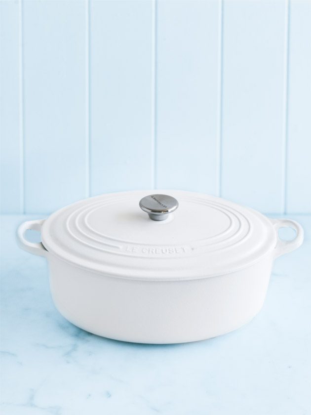 Le Creuset 29cm oval casserole in cotton Le Creuset 29cm oval casserole in cotton