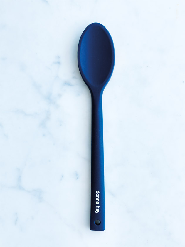 silicone cooks spoon - indigo