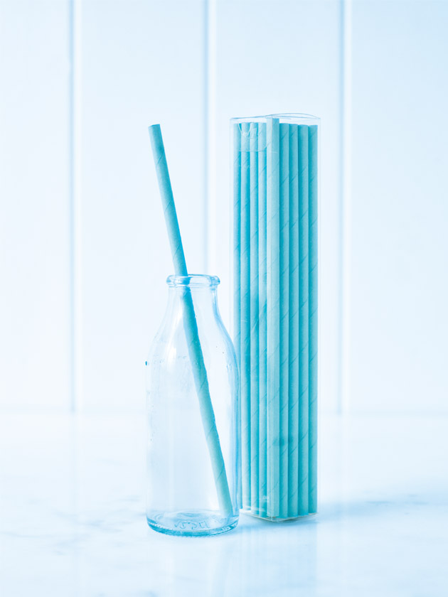 paper straws – blue - pack of 25 paper straws – blue - pack of 25
