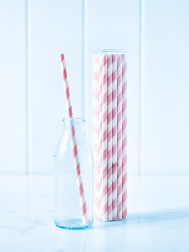 paper straws – striped pink paper straws – striped pink