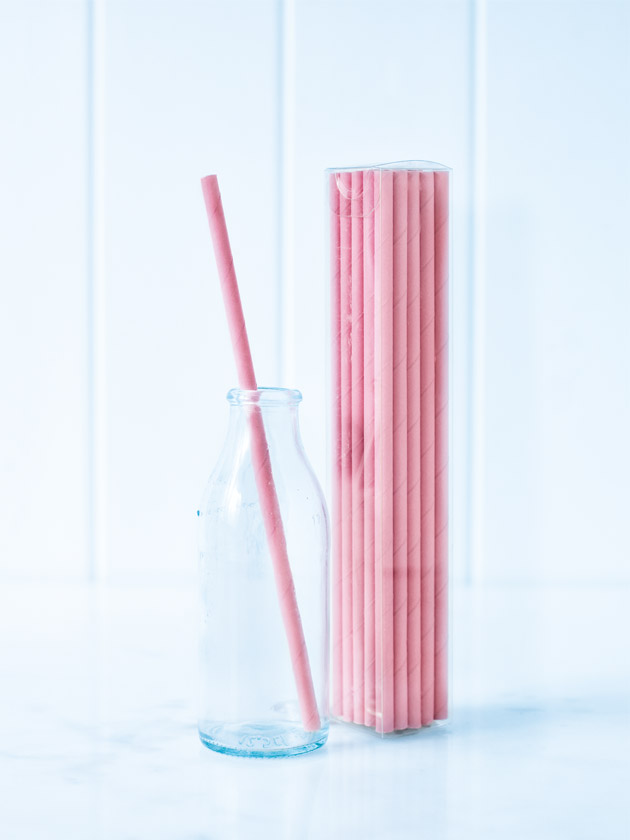 paper straws – pink - pack of 25 paper straws – pink - pack of 25