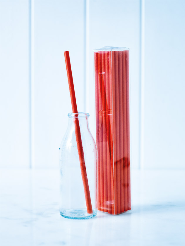 paper straws – red - pack of 25 paper straws – red - pack of 25