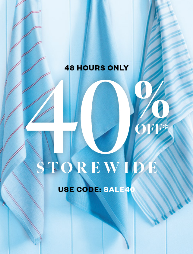 40% OFF* STARTS NOW USE CODE: SALE40. *EXCLUDES GROUPED PRODUCTS, BOOKS WITH BONUS GIFTS AND HAMPERS. ONLINE SALE ENDS 11.59PM AEST, SUNDAY 31 AUGUST 2025