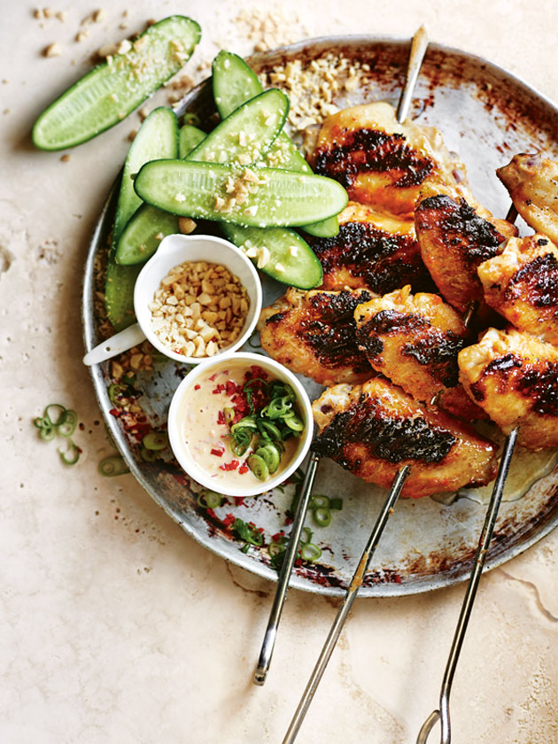 FAMILY FAVOURITE CHAR-GRILLED SATAY CHICKEN WINGS
