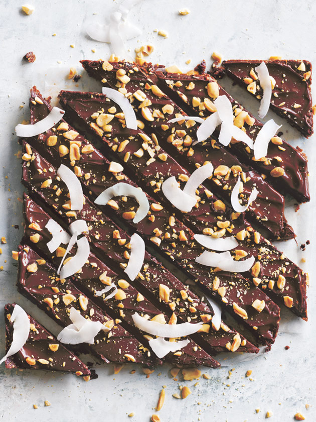 SWEET TREAT PEANUT BUTTER CHOC-COCONUT PROTEIN BARS