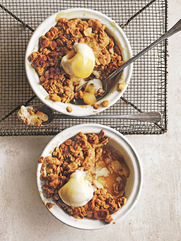 COOKING WITH KIDS TOASTY APPLE CRUMBLES