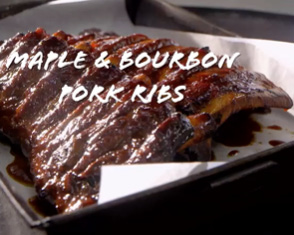 basics to brilliance: maple + bourbon pork ribs