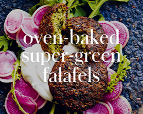 oven-baked super-green falafels video